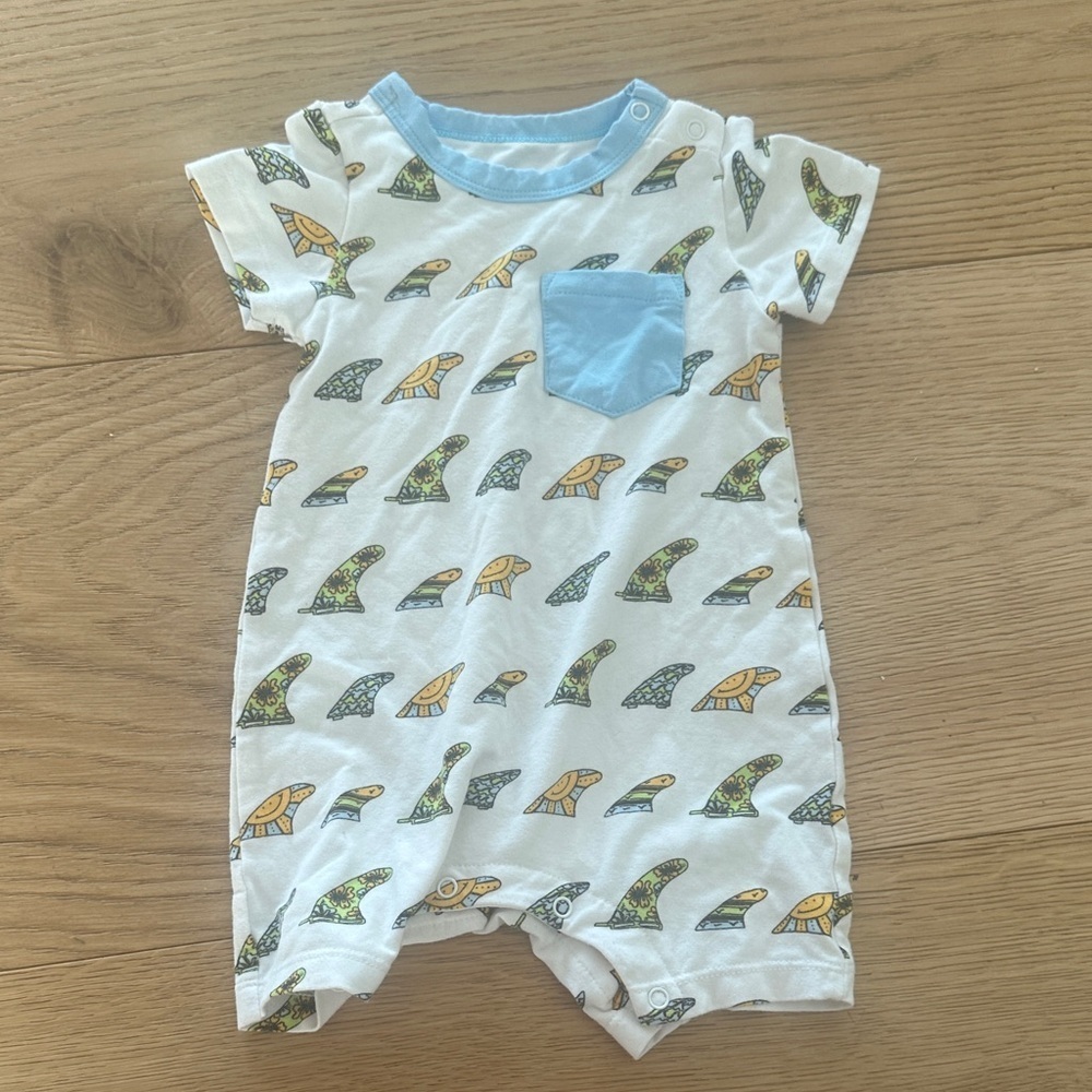Coco moon surf Print Kids One Piece 0/6m